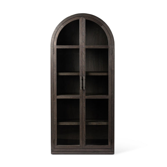 Hepburn Cabinet - Dark Anthracite Oak Veneer