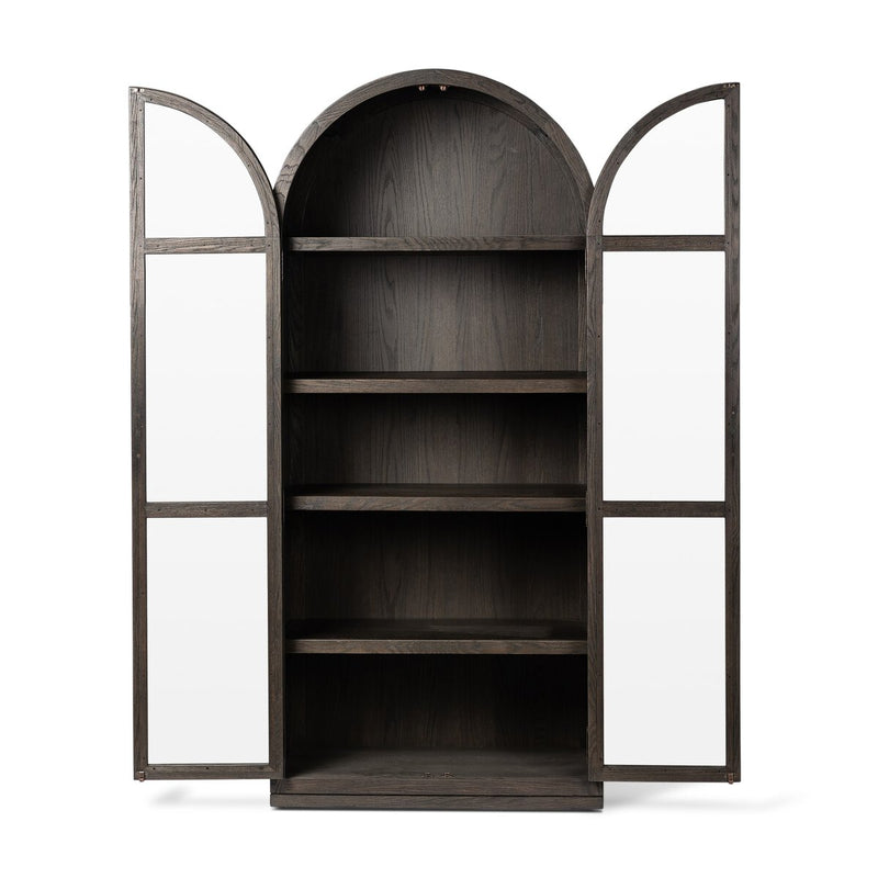 Hepburn Cabinet - Dark Anthracite Oak Veneer
