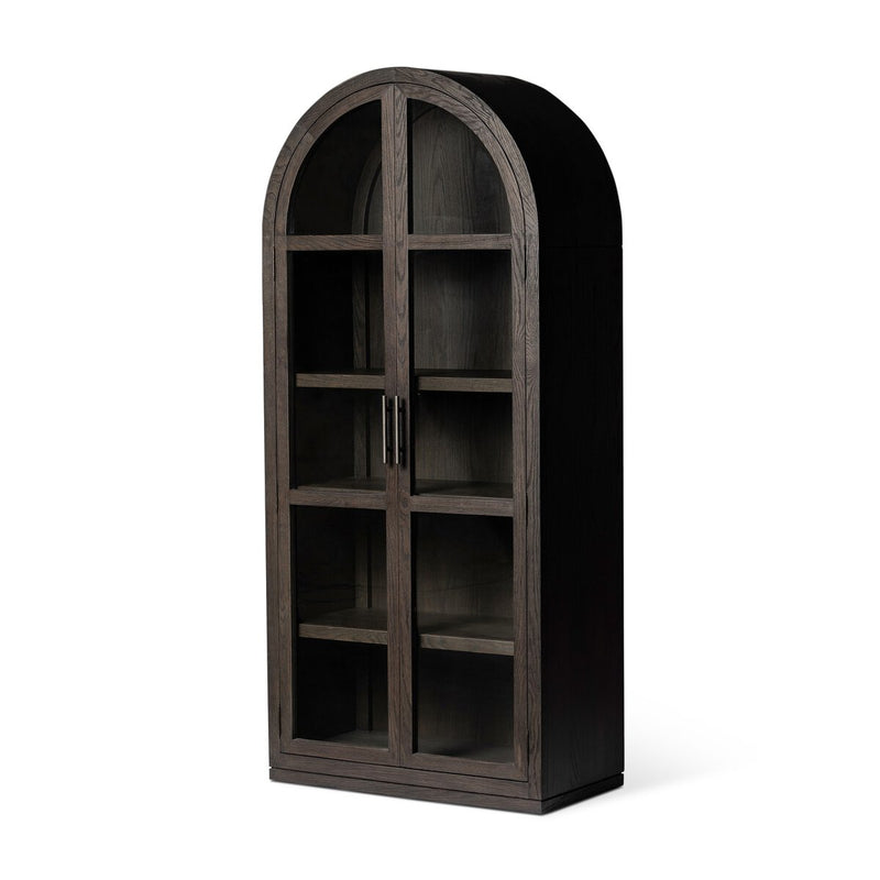 Hepburn Cabinet - Dark Anthracite Oak Veneer