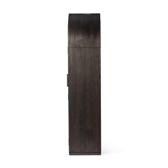 Hepburn Cabinet - Dark Anthracite Oak Veneer