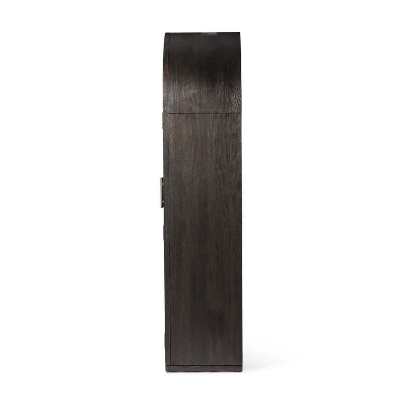 Hepburn Cabinet - Dark Anthracite Oak Veneer