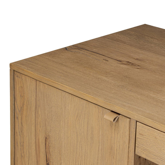 Tula Executive Desk - Worn Oak Veneer
