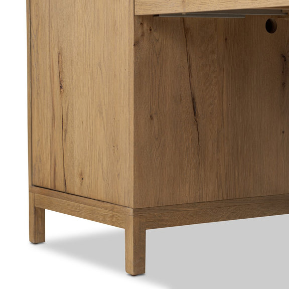 Tula Executive Desk - Worn Oak Veneer