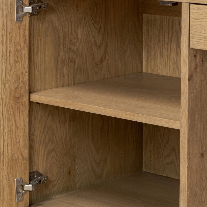 Tula Executive Desk - Worn Oak Veneer