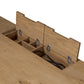 Tula Executive Desk - Worn Oak Veneer