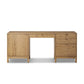 Tula Executive Desk - Worn Oak Veneer