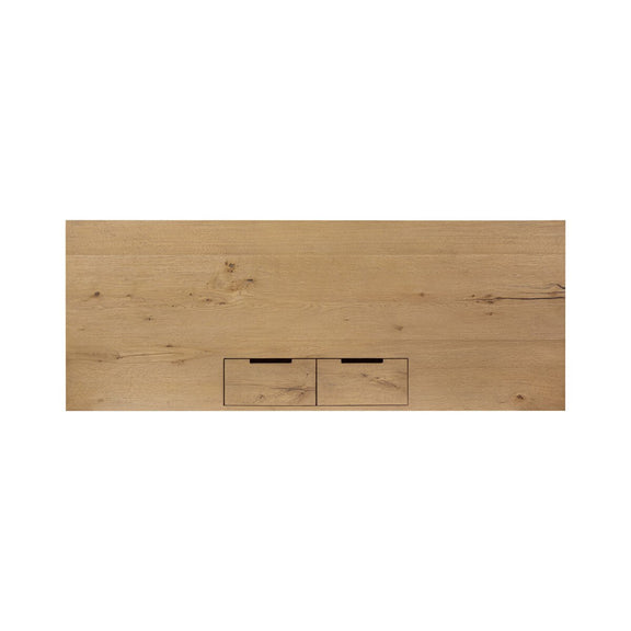 Tula Executive Desk - Worn Oak Veneer