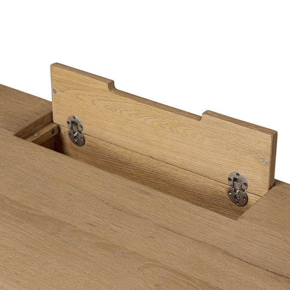 Tula Writing Desk - Worn Oak Veneer
