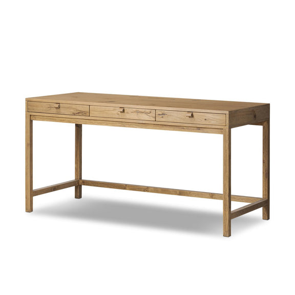 Tula Writing Desk - Worn Oak Veneer