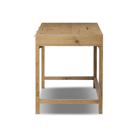 Tula Writing Desk - Worn Oak Veneer