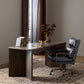 Lawson Desk - Warm Grey Marble