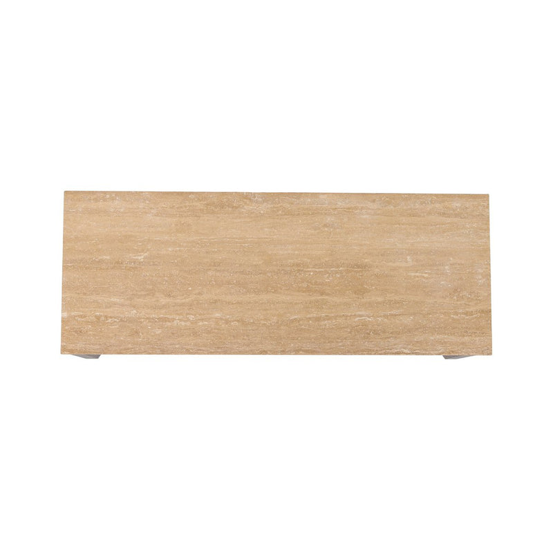 Lawson Desk - Golden Travertine
