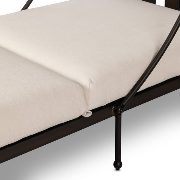 Tally Adjustable Outdoor Chaise - Bombay Flax
