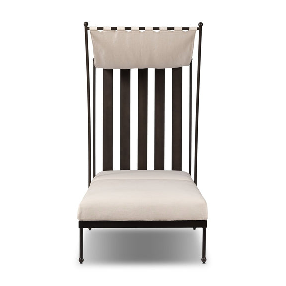Tally Adjustable Outdoor Chaise - Bombay Flax