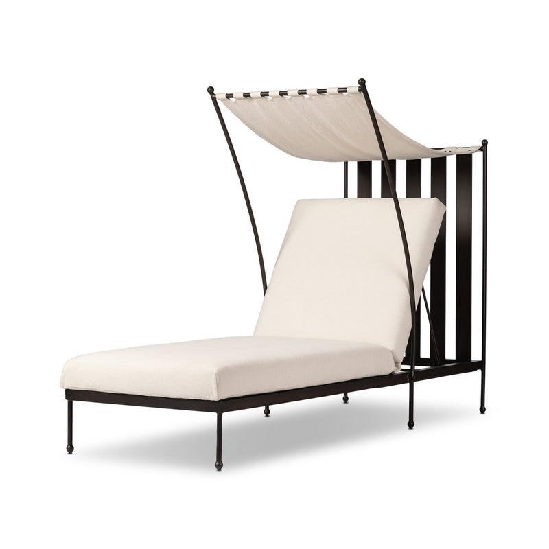 Tally Adjustable Outdoor Chaise - Bombay Flax
