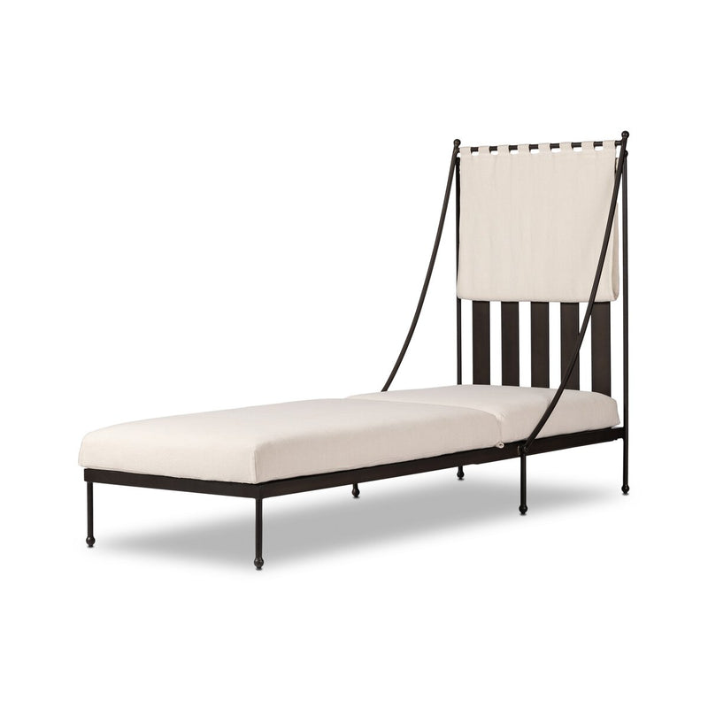 Tally Adjustable Outdoor Chaise - Bombay Flax