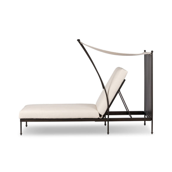 Tally Adjustable Outdoor Chaise - Bombay Flax