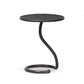 Vera End Table - Hammered Gunmetal