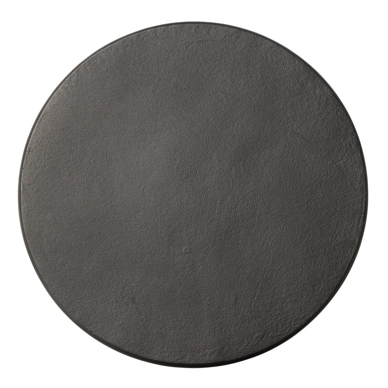 Vera End Table - Hammered Gunmetal
