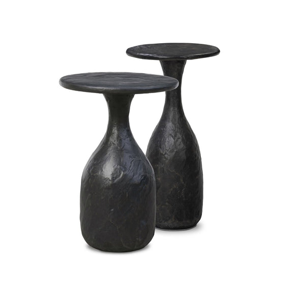 Cora Nesting End Tables - Obsidian Concrete