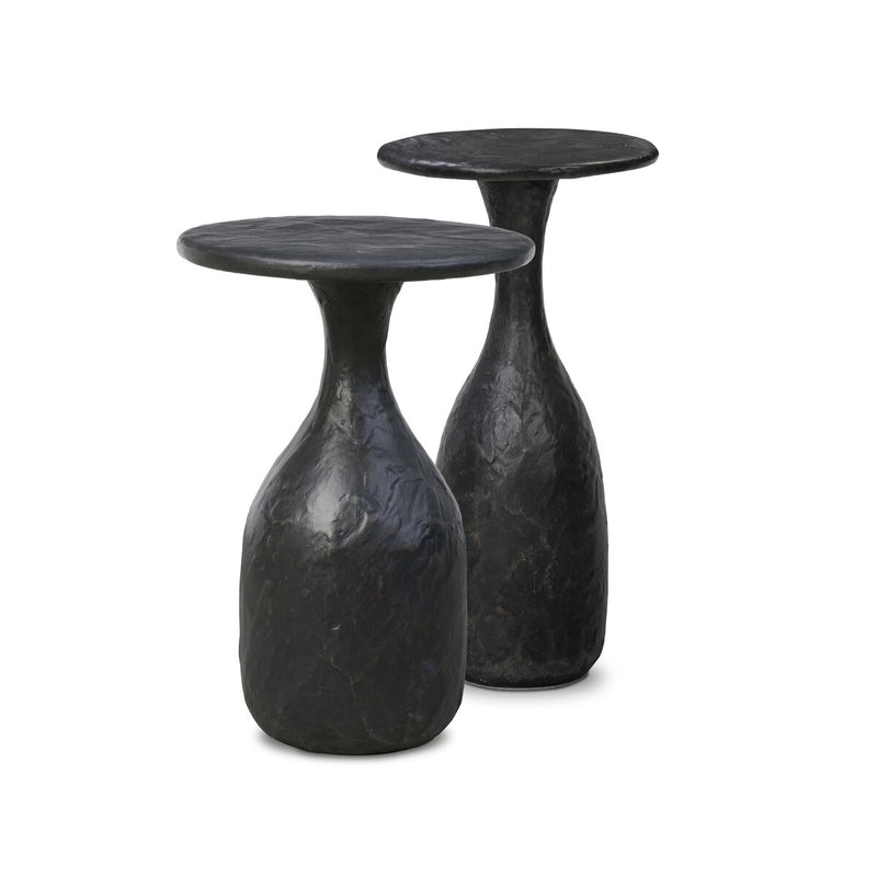 Cora Nesting End Tables - Obsidian Concrete