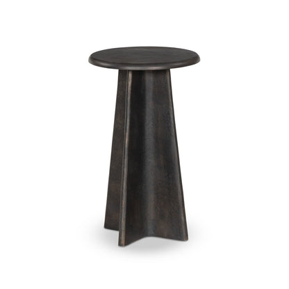 Remo End Table - Distressed Bronze