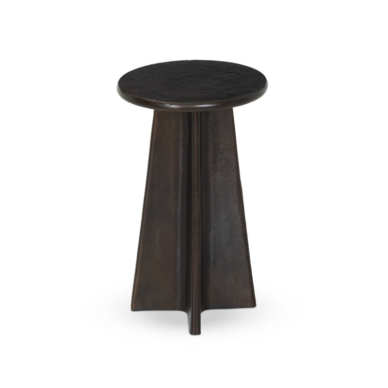 Remo End Table - Antique Rust