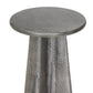Remo End Table - Raw Antique Nickel