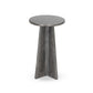 Remo End Table - Raw Antique Nickel
