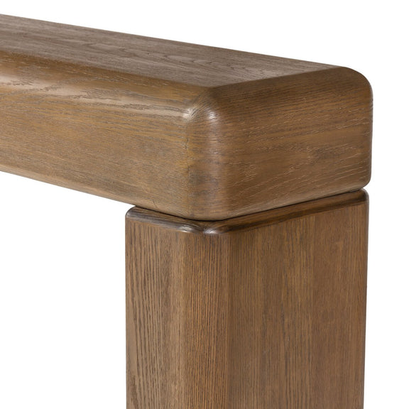 Eva Console Table - Drifted Oak Veneer