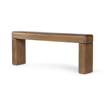 Eva Console Table - Drifted Oak Veneer