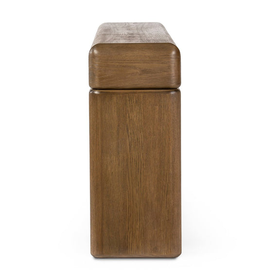 Eva Console Table - Drifted Oak Veneer