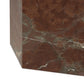 Brando End Table - Smoke And Russet Marble