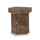 Brando End Table - Smoke And Russet Marble