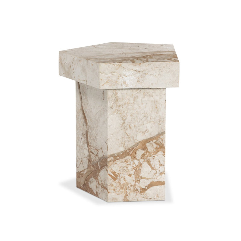 Brando End Table - Desert Taupe Marble