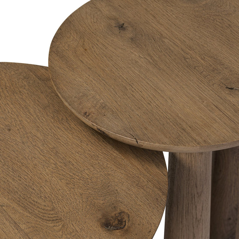 Cooper Nesting End Tables - Drifted Oak