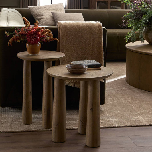 Cooper Nesting End Tables - Drifted Oak