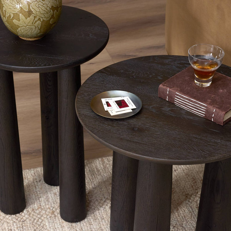 Cooper Nesting End Tables - Smoked Black
