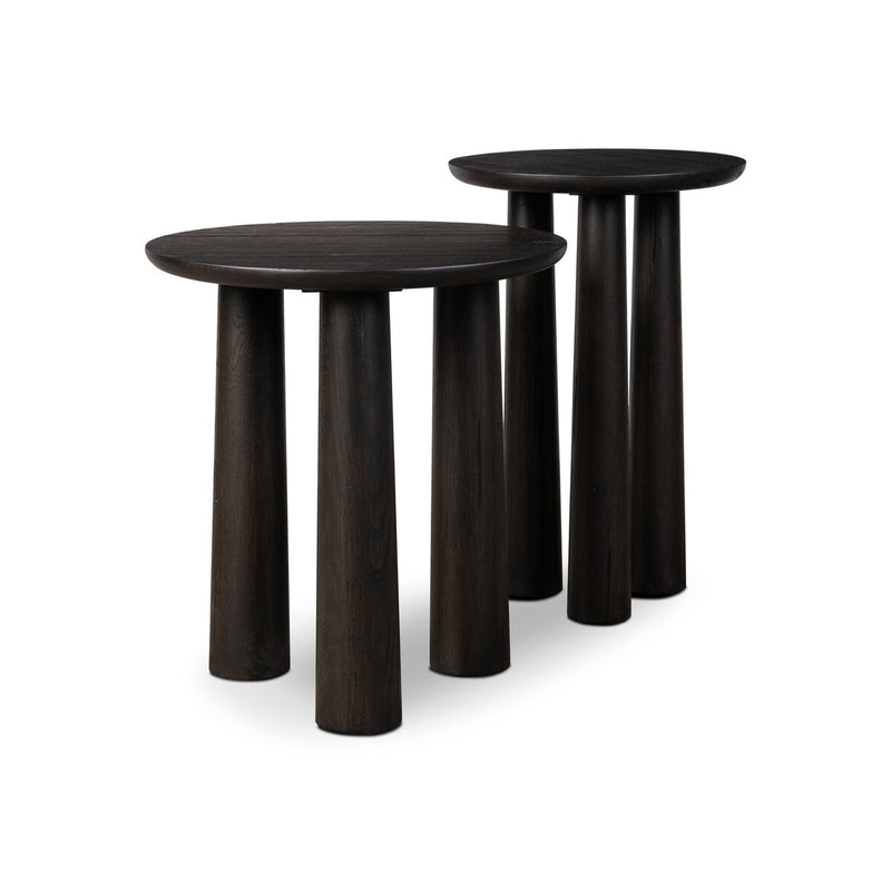 Cooper Nesting End Tables - Smoked Black