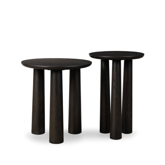 Cooper Nesting End Tables - Smoked Black