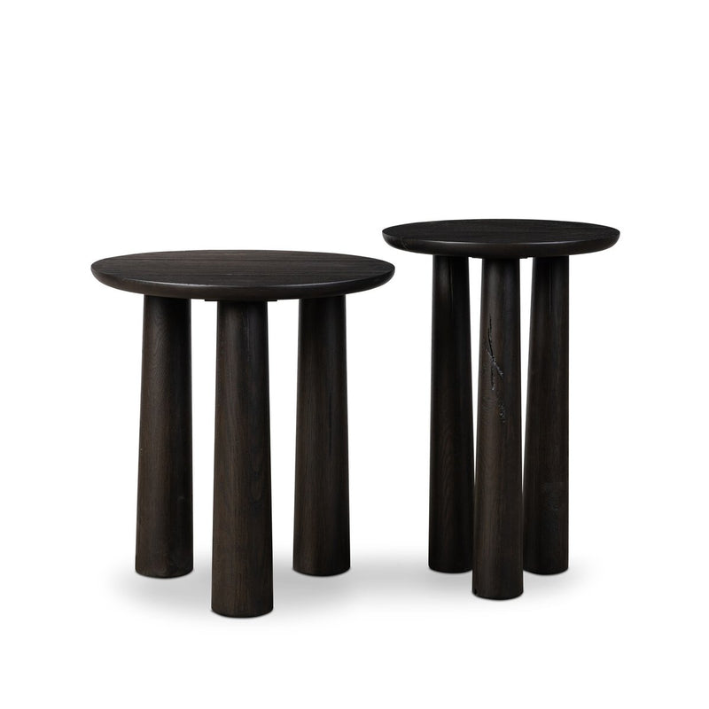 Cooper Nesting End Tables - Smoked Black