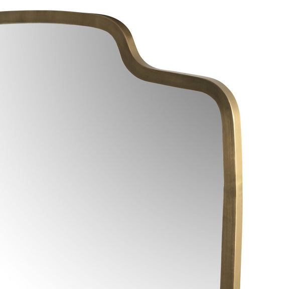Vault Mirror - Antique Brass Iron