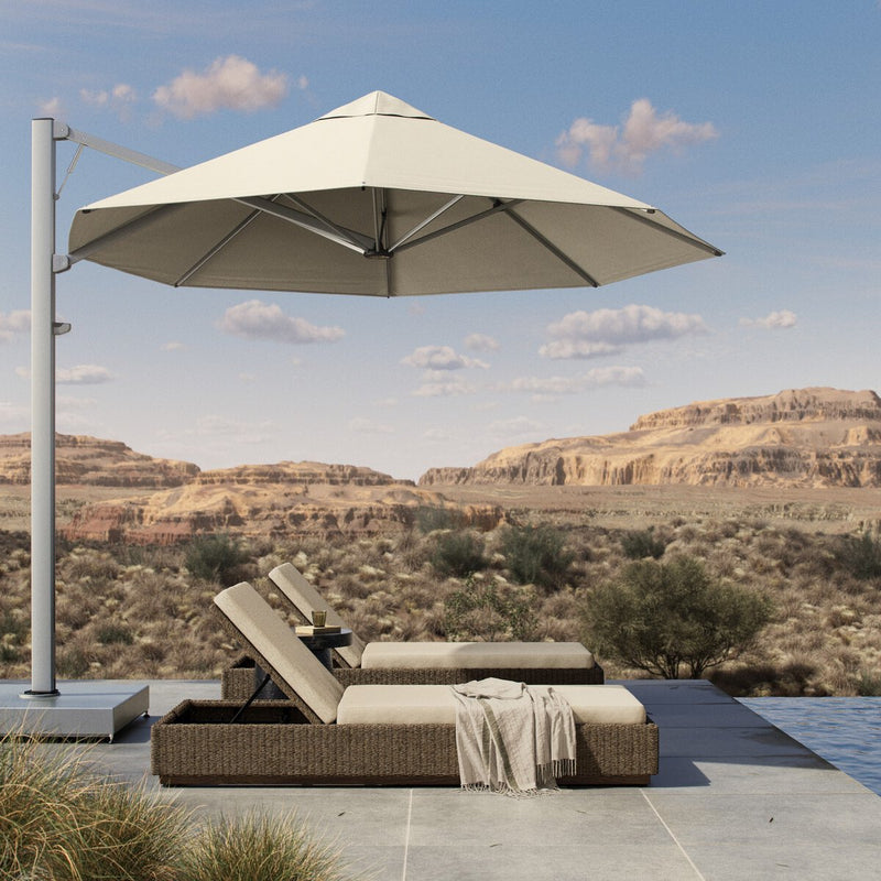 Shadowspec Serenity Outdoor Octagon Umbrella - Oyster