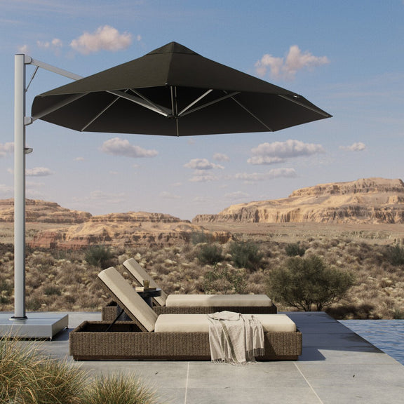 Shadowspec Serenity Outdoor Octagon Umbrella - Black