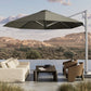 Shadowspec Serenity Outdoor Octagon Umbrella - Alpine Stone