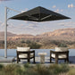 Shadowspec Serenity Outdoor Square Umbrella - Black