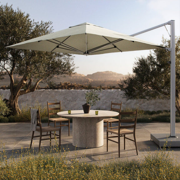 Shadowspec Serenity Outdoor Square Umbrella - Oyster
