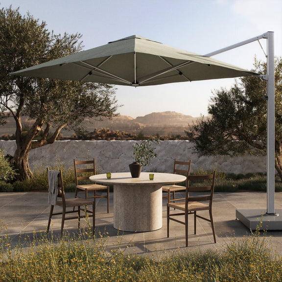 Shadowspec Serenity Outdoor Square Umbrella - Alpine Stone