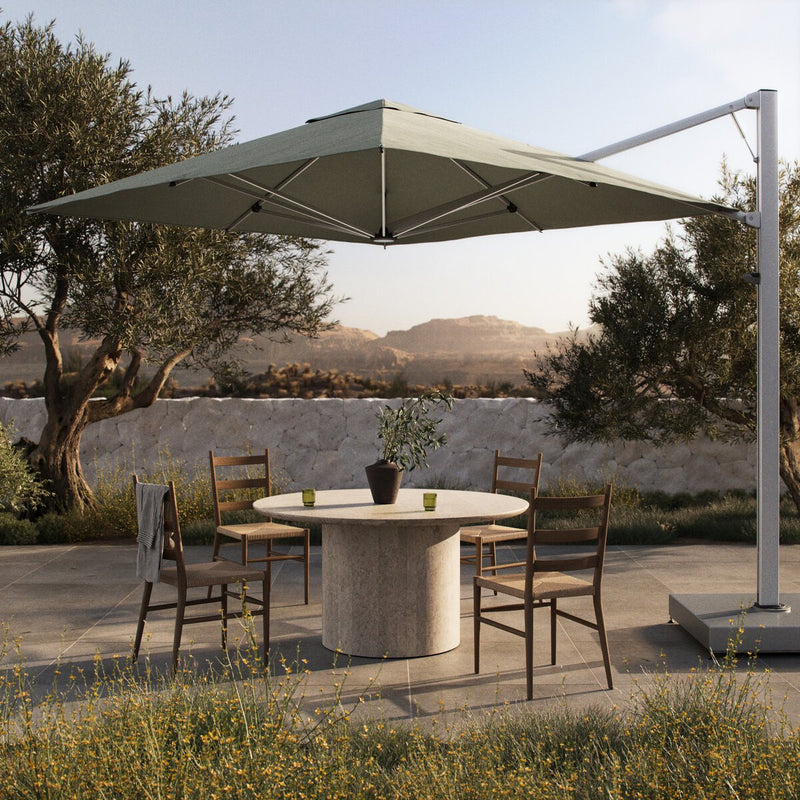 Shadowspec Serenity Outdoor Square Umbrella - Alpine Stone