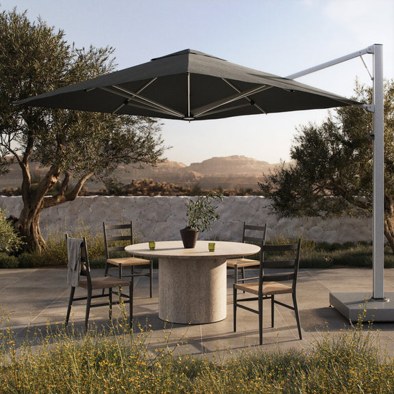 Shadowspec Serenity Outdoor Square Umbrella - Black